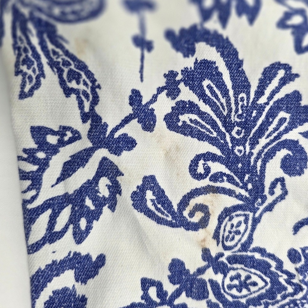 Boho DG2 Diane Gilman Jeans Womens 16 Blue Floral Damask Print Cropped Stretch - Picture 8 of 8